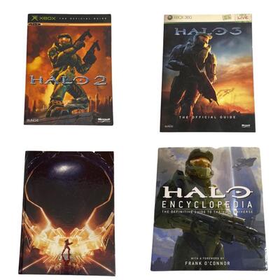 HALO ~ Set of Four (4) ~ Game Guides & Encyclopedia