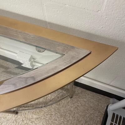 Vintage Demilune Console Table