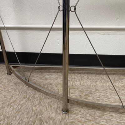 Vintage Demilune Console Table