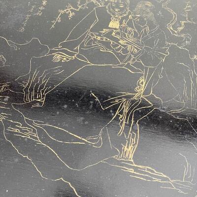 Pair of Faux Marble Pillars on Brass Base