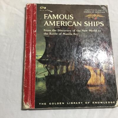 The Golden Book. Famous American Ships 1958