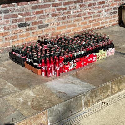 Assortment of COCA-COLA Collectible Bottles ~ Approx 150 Bottles