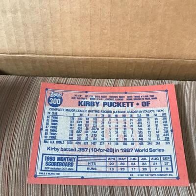 Lot 4: Baseball Cards - Season Sets - All Topps 1987-1991