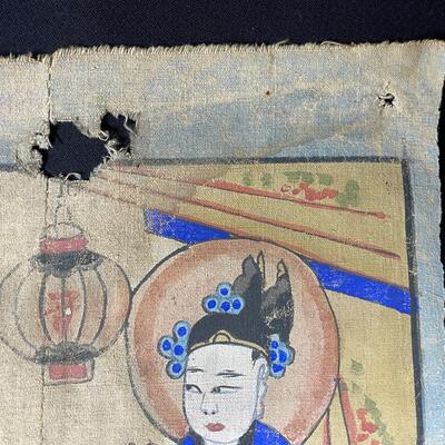 Antique Hand painted Tibetan Ancestor Thangka