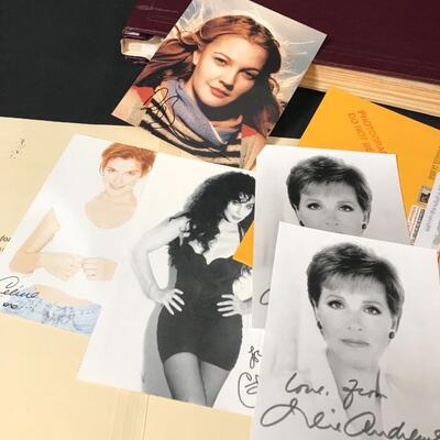 Lot 8: Huge Collection of Autographs and Other Celebrity Photos - De Niro, Redford, Many More
