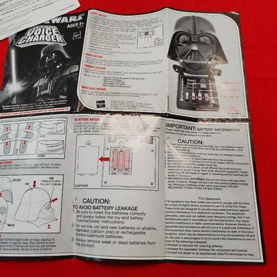 Darth Vader  Mask with electronic voice changer