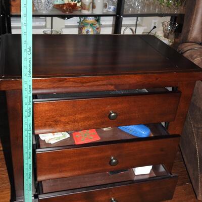 Wood 3 Draw Accent Chest