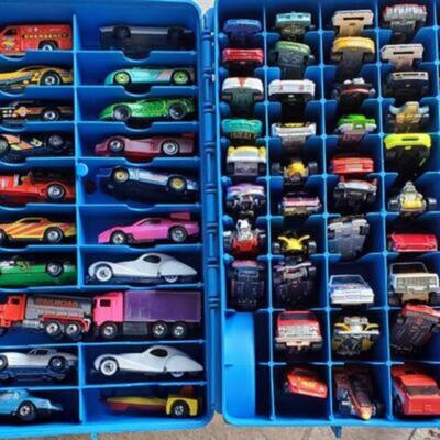 Mattel Hot Wheels Collector Cars and Case