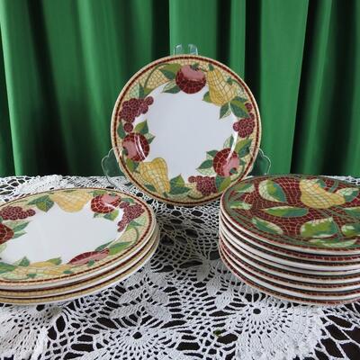 Pier 1 mosaic fruit plates