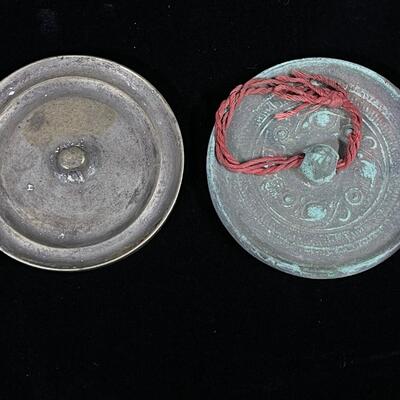 Lot of 3 Antique Chinese Bronze Mirrors