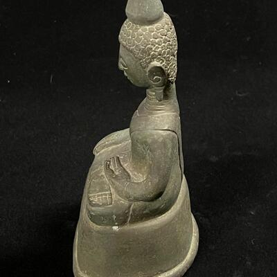 Crude Small Ayutthaya Bronze Buddha