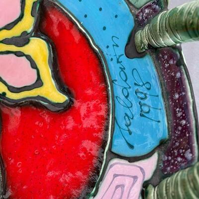 Ceramic Handled Butterfly Bowl