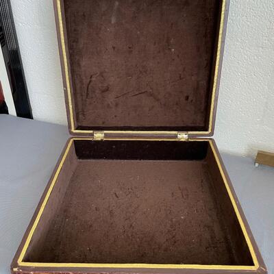Brown Alligator Box