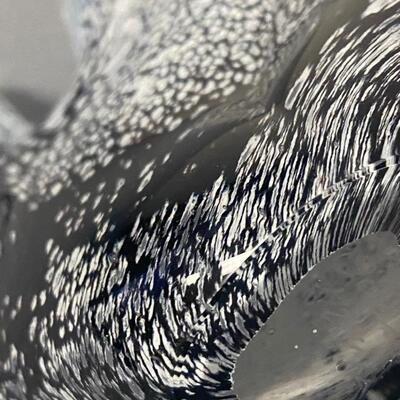 Signed Vintage Art Glass Fish Paperweight