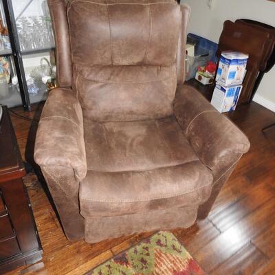 Suede leather Lift Recliner Chair