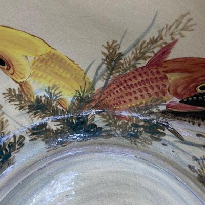 Very Large and Wonderful Vintage Chinese Ceramic Fish Bowl