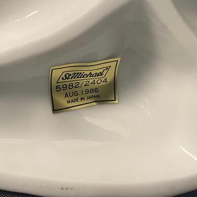 St. Michael Porcelain "Woman with 3 Geese" Figurine