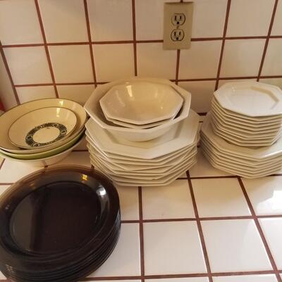 Plates,  bowls,