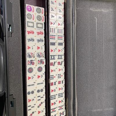 Vintage Mah Jongg Set with Carrying Case