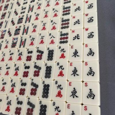 Vintage Mah Jongg Set with Carrying Case