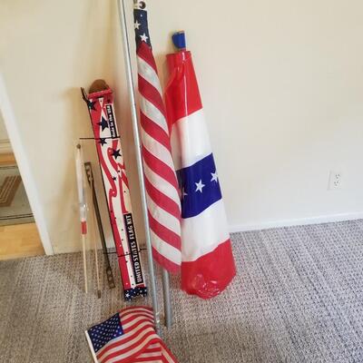 USA flags and accessories