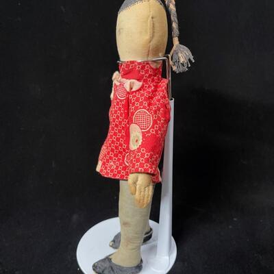 An Antique Cloth Chinese Doll
