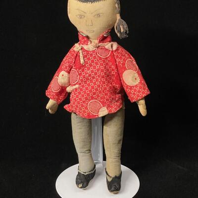 An Antique Cloth Chinese Doll