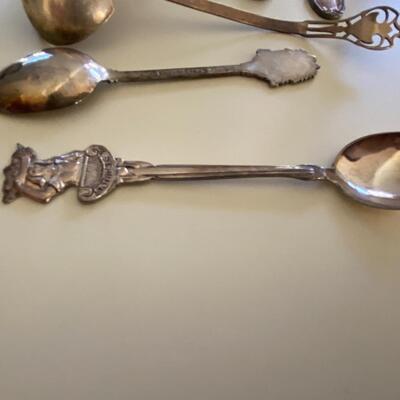 Sterling Silver Sauce Ladle and Silver Plate Flatware