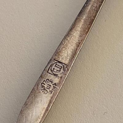 Sterling Silver Sauce Ladle and Silver Plate Flatware