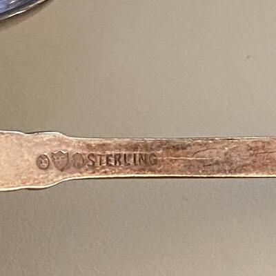 Sterling Silver Sauce Ladle and Silver Plate Flatware