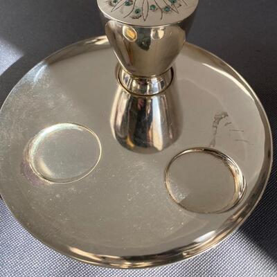 Vintage Angora EPNS Silver Plate on Nickel Silver Condiments Caddy