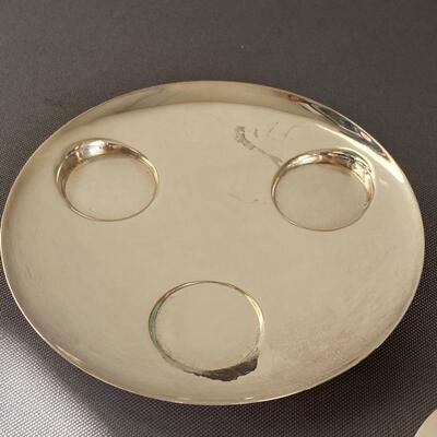 Vintage Angora EPNS Silver Plate on Nickel Silver Condiments Caddy