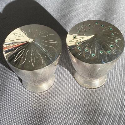 Vintage Angora EPNS Silver Plate on Nickel Silver Condiments Caddy