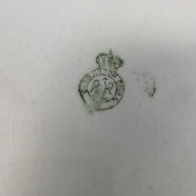 (Lot of 5) Vintage Blue and Gold Plates