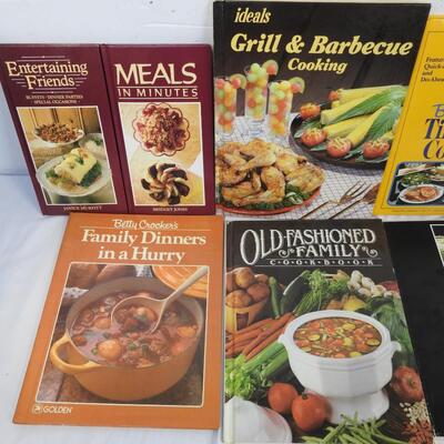 9 Cookbooks, Guide to Microwave Cooking, Grill & Barbecue Cooking