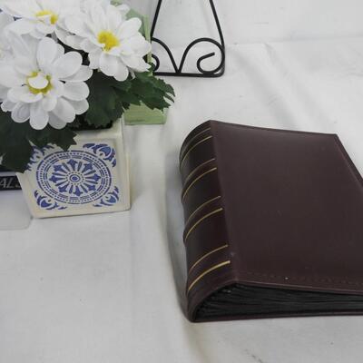 10 pc Country Style Decor: Photo Album, Candle warmer