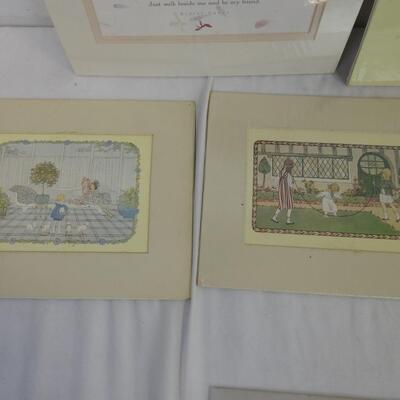 5 Pieces of Art, Vintage Prints, Portal Publications