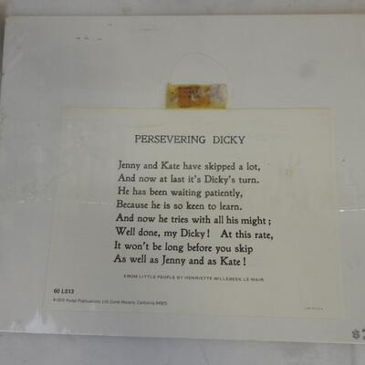 5 Pieces of Art, Vintage Prints, Portal Publications