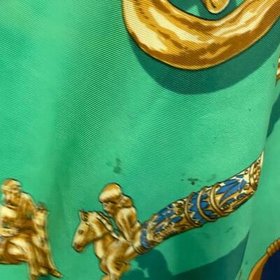 Authentic Hermes Silk Scarf
