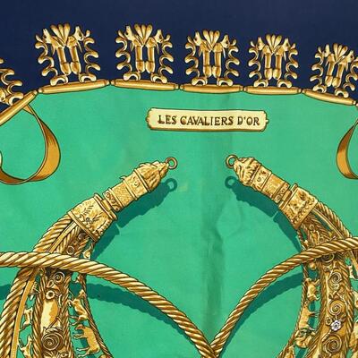 Authentic Hermes Silk Scarf