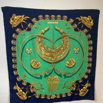 Authentic Hermes Silk Scarf