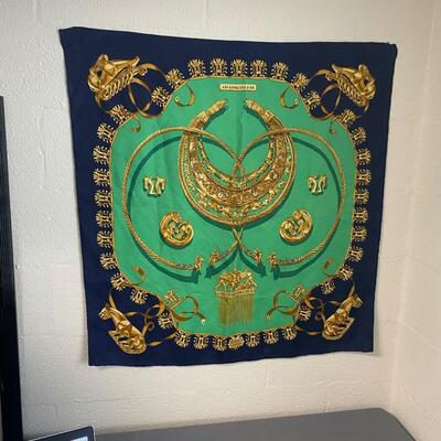 Authentic Hermes Silk Scarf