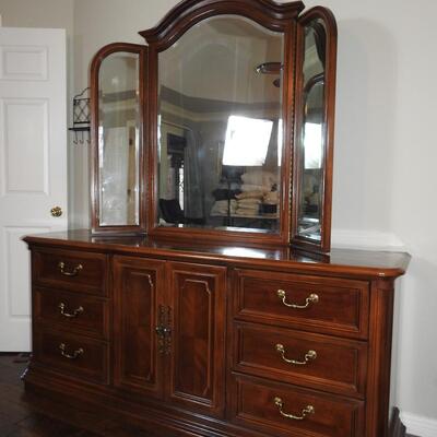 Great Mirrored  Dresser by American of Martinsville
