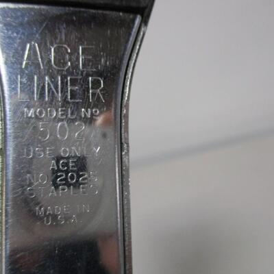 ACE Liner Model 502 - Stanley Model B440 - Bates Model 550 Staplers