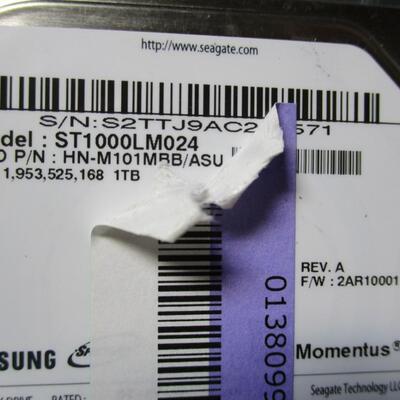 Various Computer Components  - Samsung Hard Drive