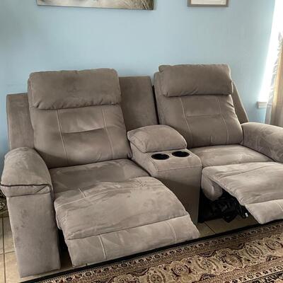 Double Gray Electric Recliner ~ **Pick Up in Diamondhead** ~ *See Details