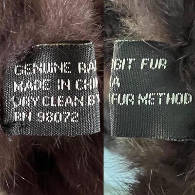 Genuine Rabbit Fur Scarf