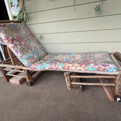 Wooden Adjustable Patio Lounge Beach Chair