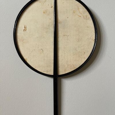 Vintage Painted Japanese Hand Fan