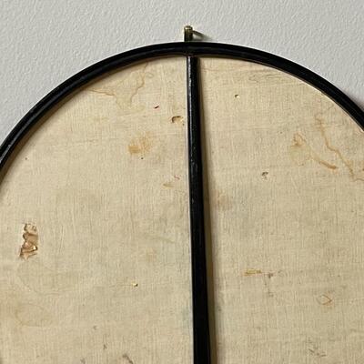 Vintage Painted Japanese Hand Fan